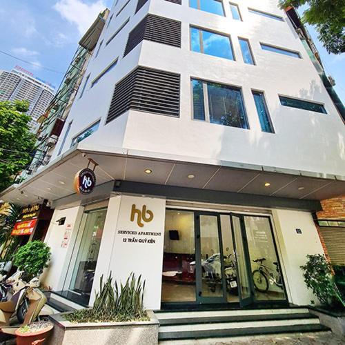 Hb Serviced Apartment - 12 Tran Quy Kien 河内 外观 照片